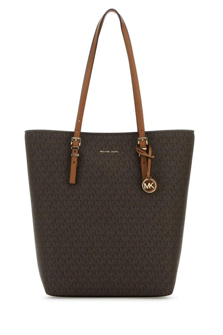 Michael Michael Kors Printed Canvas Large Quinn Shopping Bag