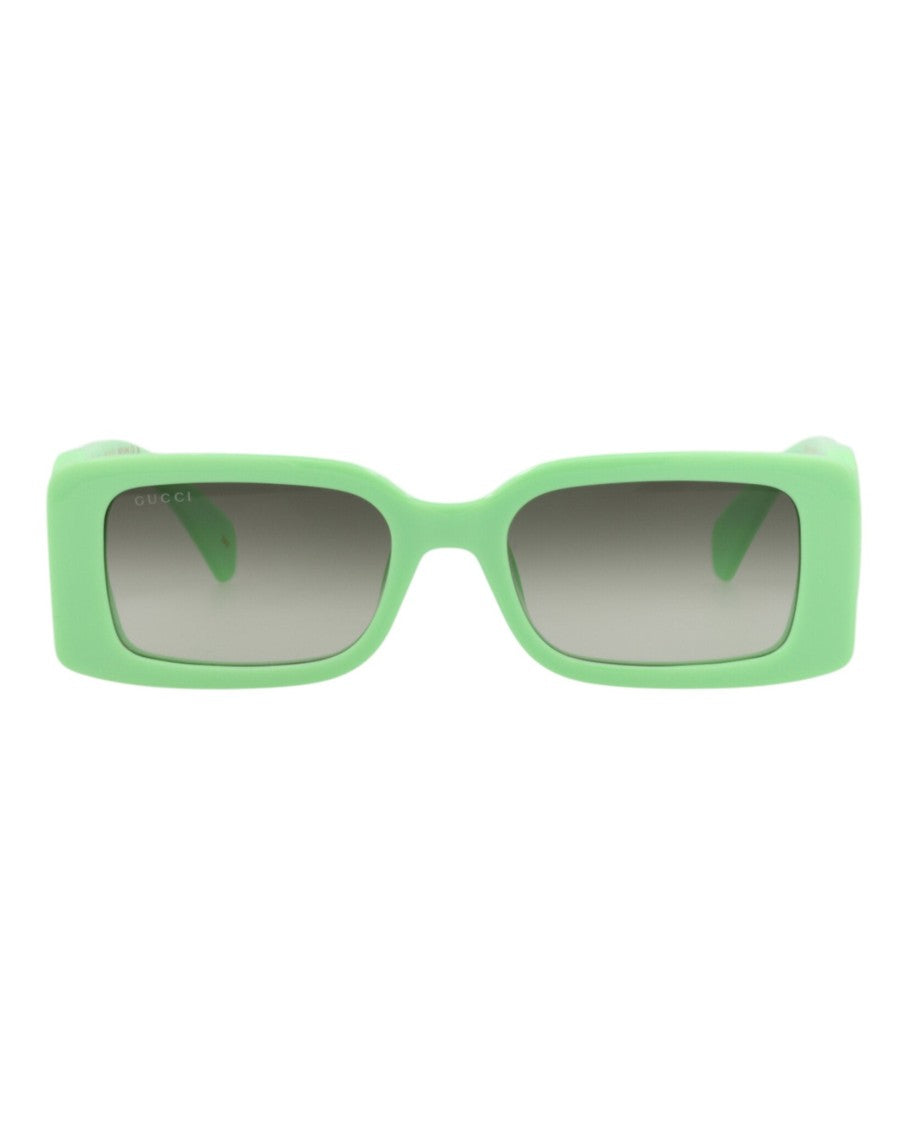 Gucci Square-Frame Injection Sunglasses