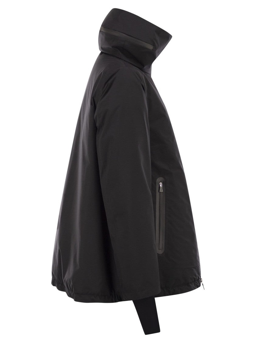 Herno A-Shaped Down Jacket With Hood, 2 Layers