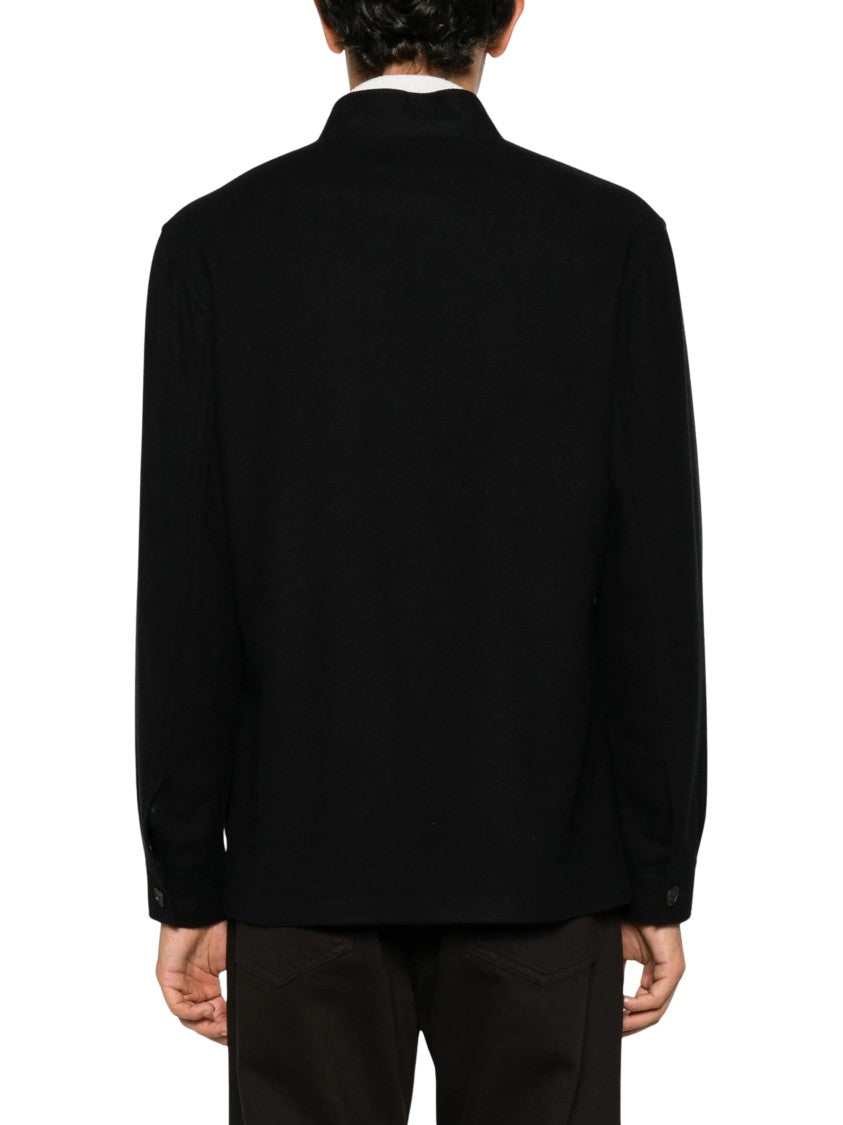 Tagliatore Mandarin-Collar Button-Fastening Tailored Blazer