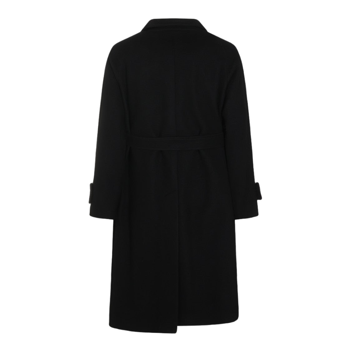 Tagliatore Double-Breasted Belted Wide Lapel Coat