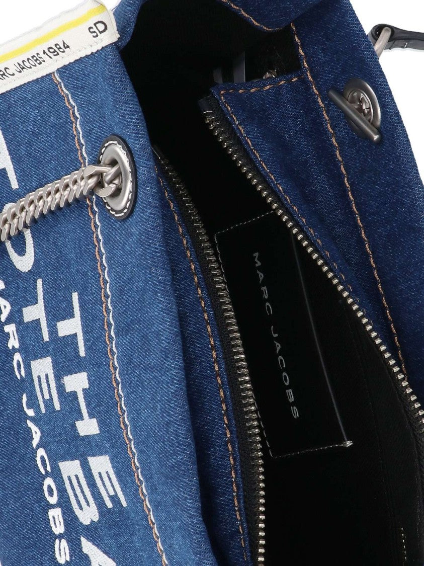 Marc Jacobs Small Tote Bag "The Denim Chain" – Blue