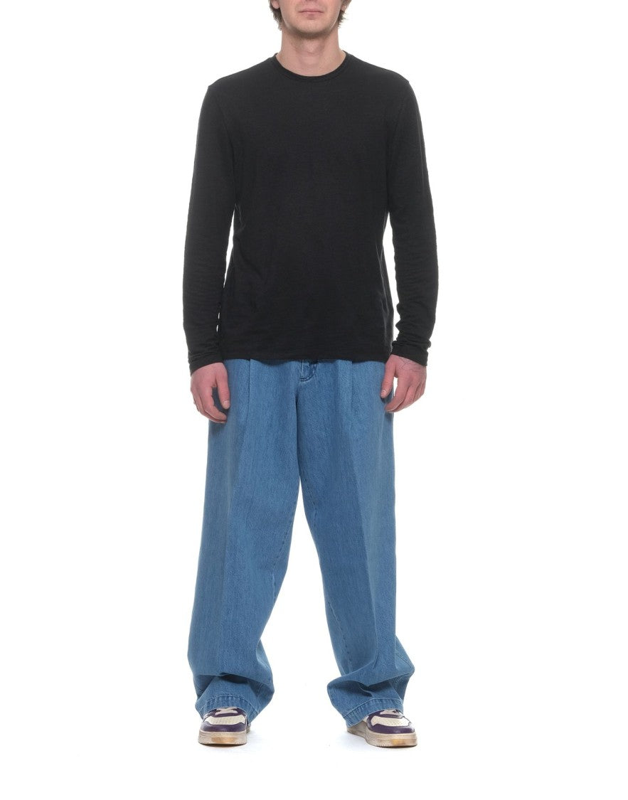 Cellar Door Blue Tito 69 Cotton Denim Balloon Jeans