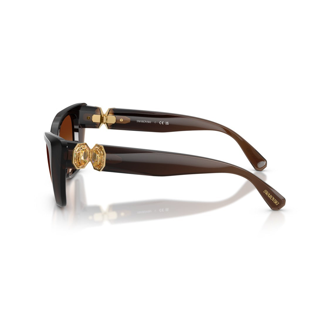 Swarovski 0Sk6047 Bold Cat-Eye Sunglasses With Gradient Lenses