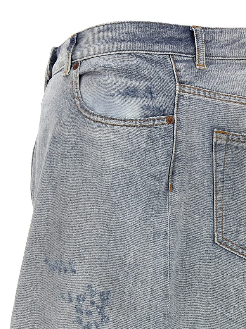 Mm6 By Maison Margiela Asymmetrical Construction Skirt