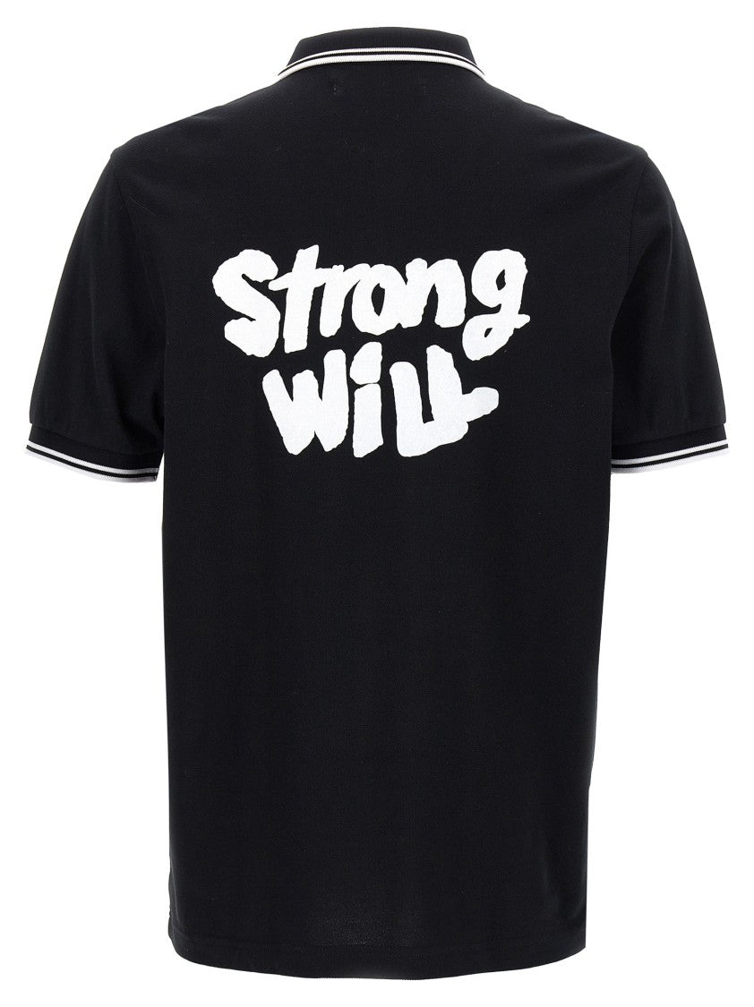 Comme Des Garçons Piqué Cotton Polo Shirt