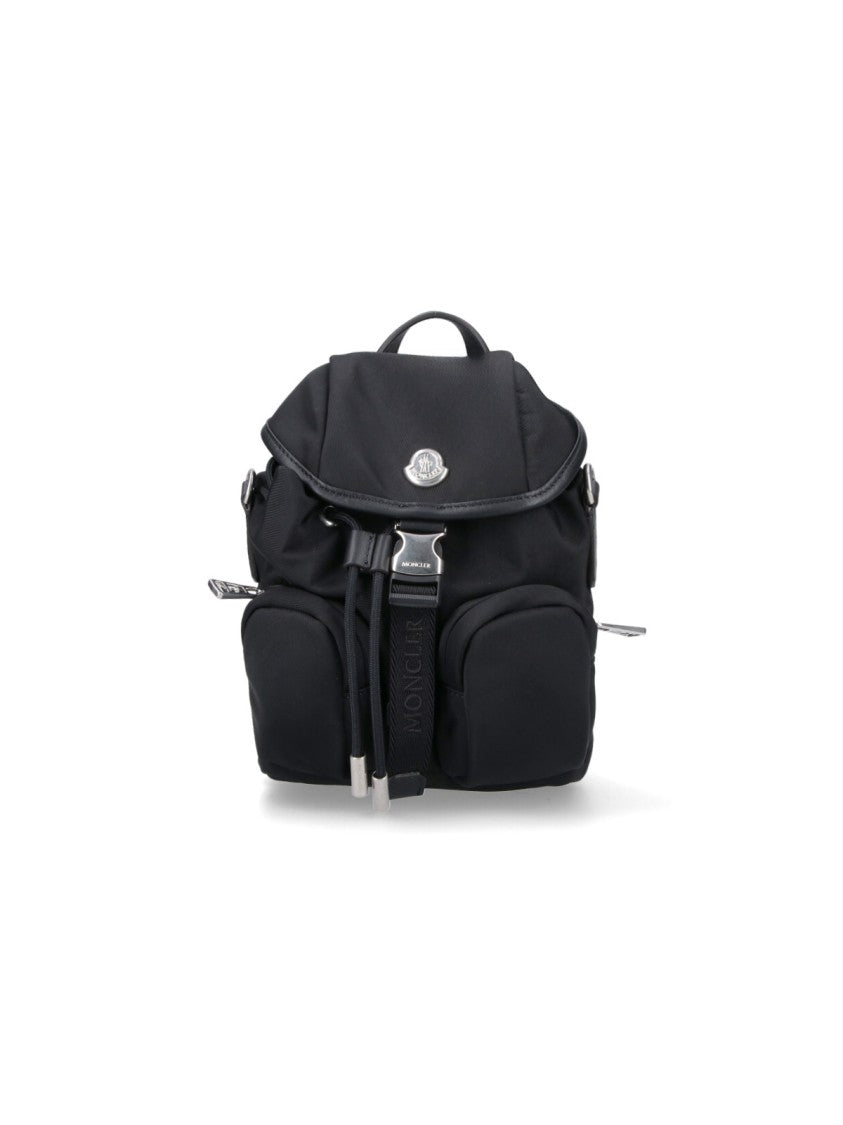 Moncler Black Trick Mini Water-Repellent Backpack