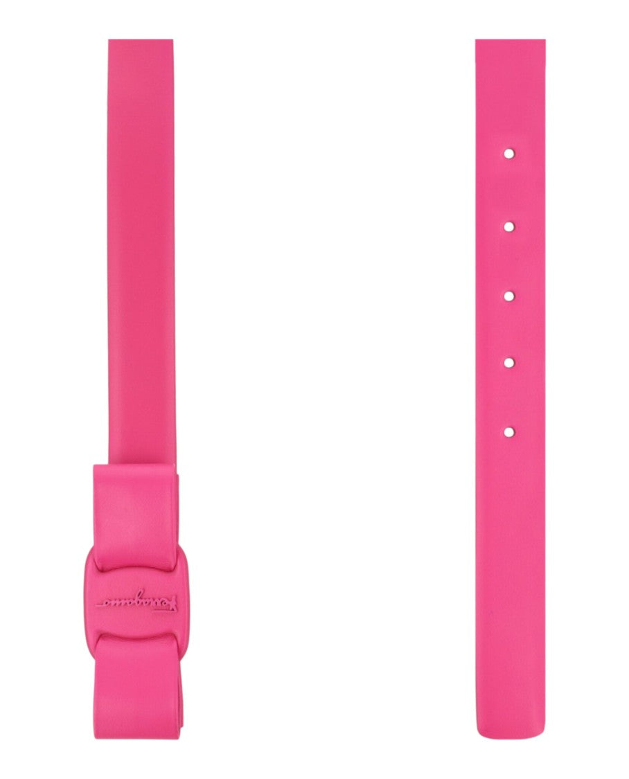 Ferragamo Vara Bow Skinny Belt