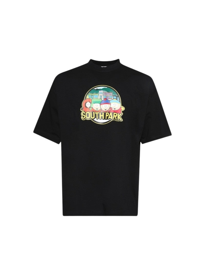 Vetements Southpark Oversized Tee Black
