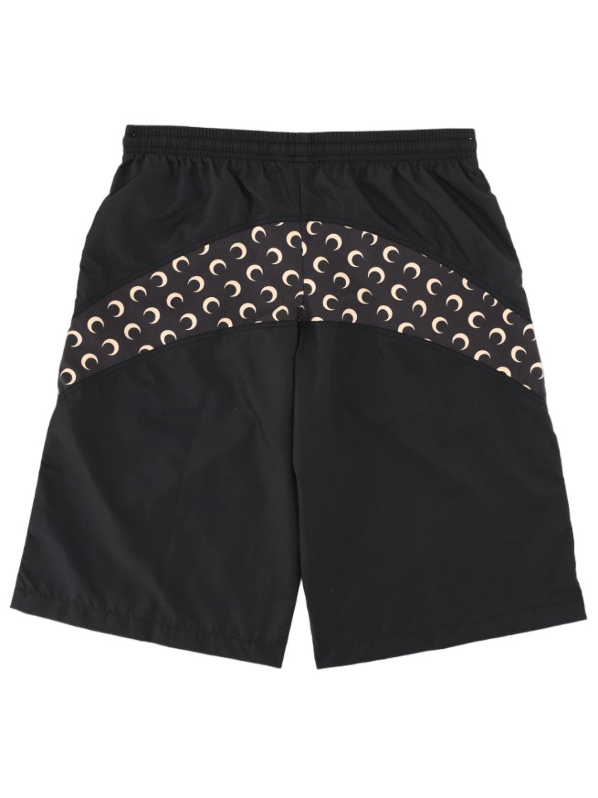 Marine Serre Crescent Moon Patterned Side Panels Shorts