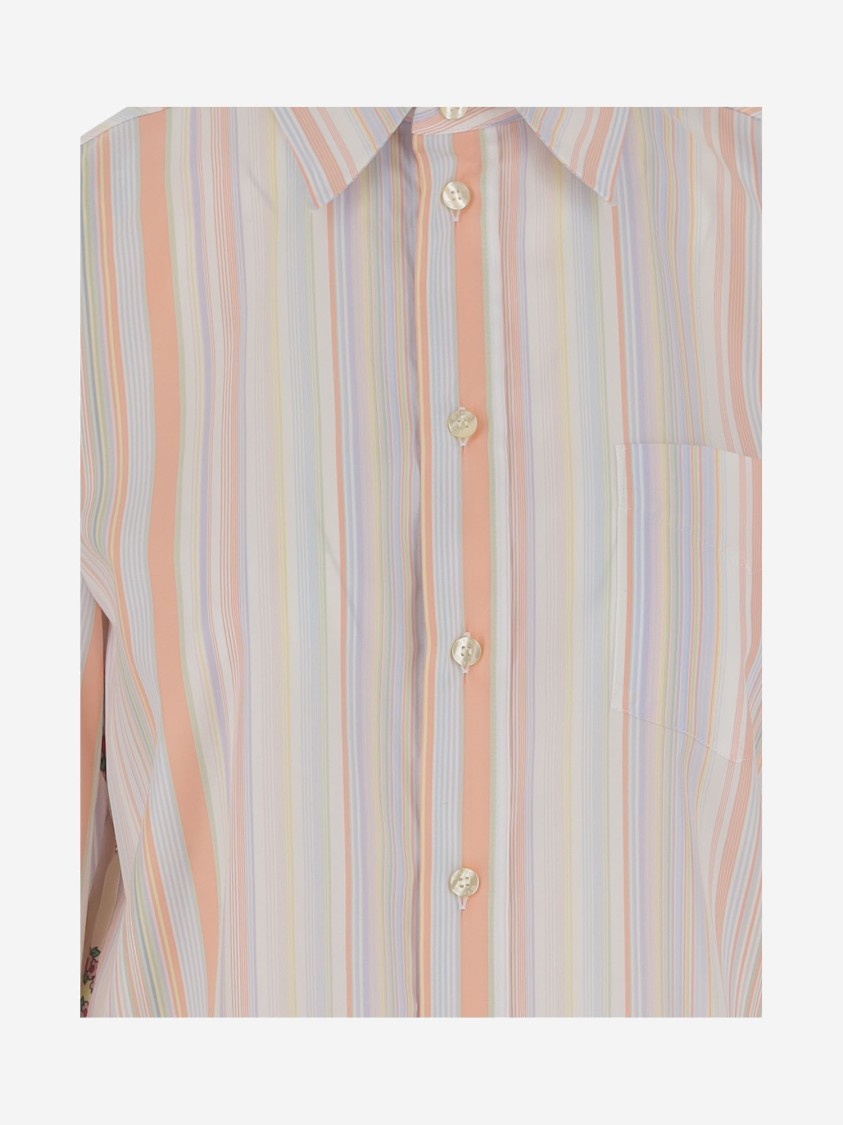 Etro Cotton Mon Striped Pattern Shirt
