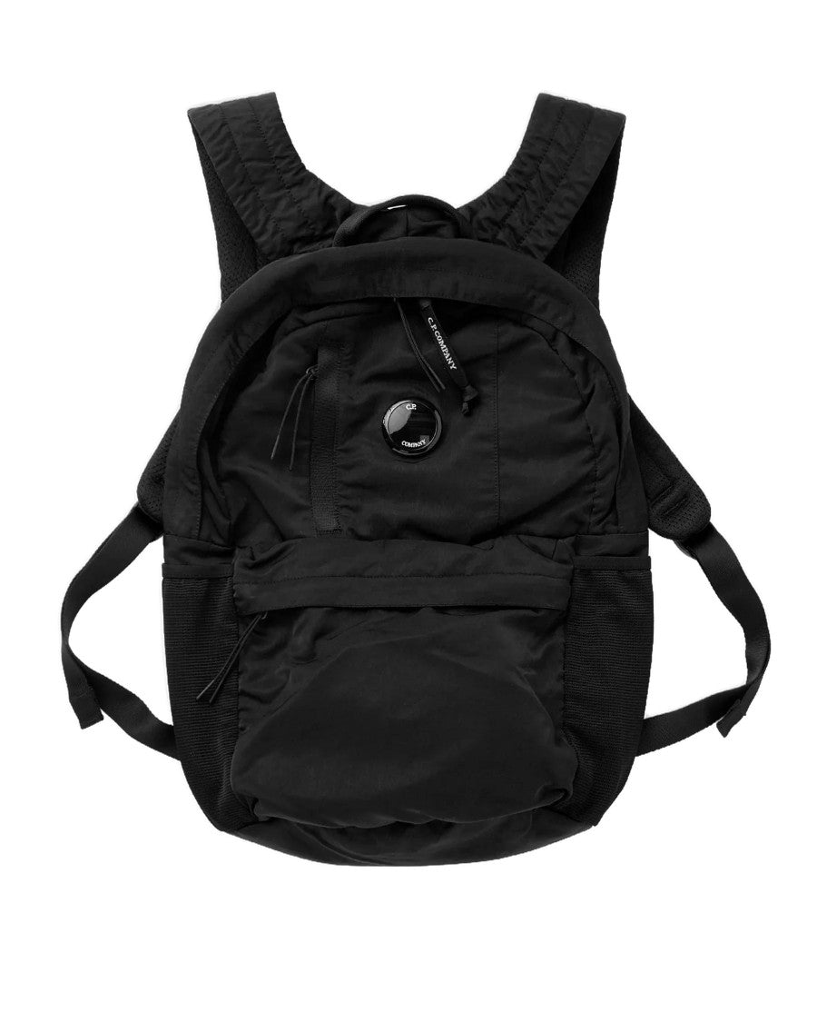C.P. Company Black Functional Backpack With Padded Straps