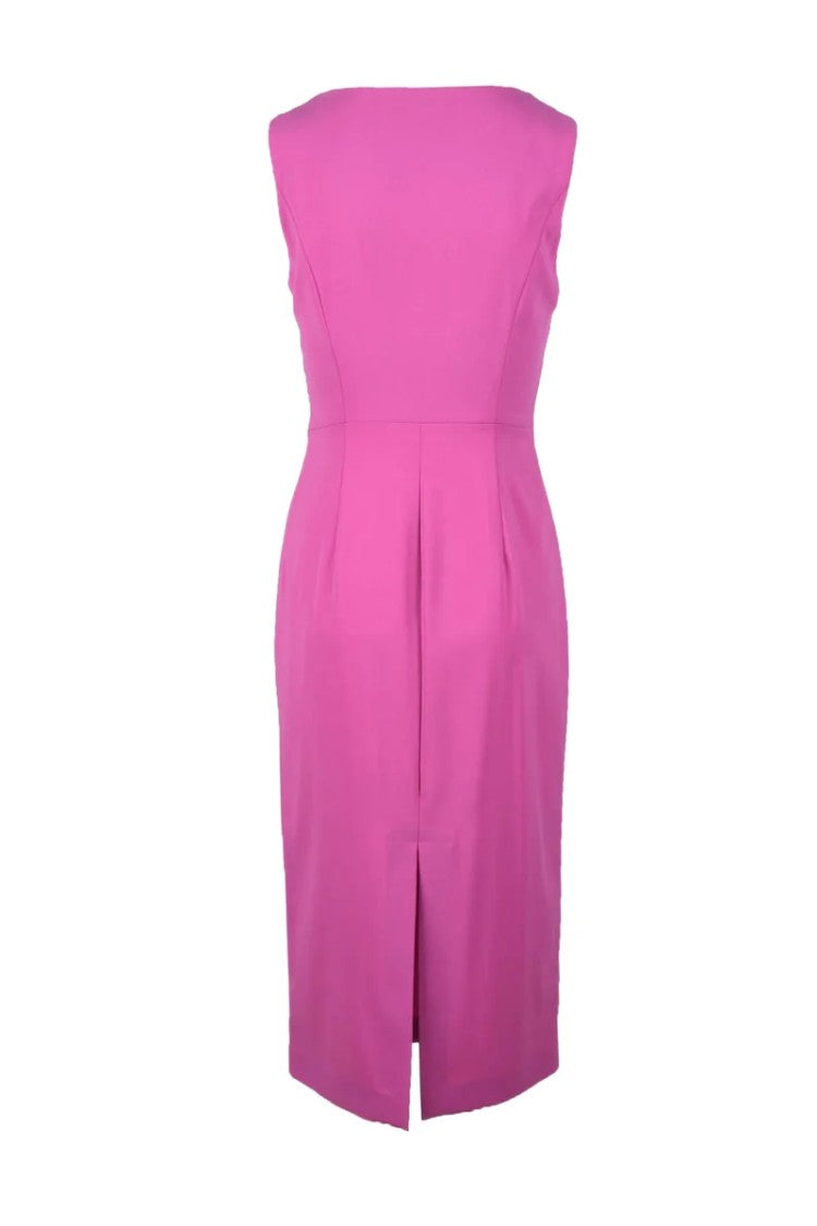 Patrizia Pepe Fuchsia Polyester Stretch Dress
