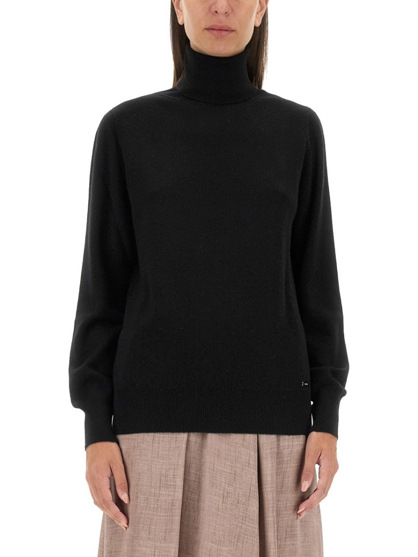 Kiton Oversized Black Cashmere Sweater