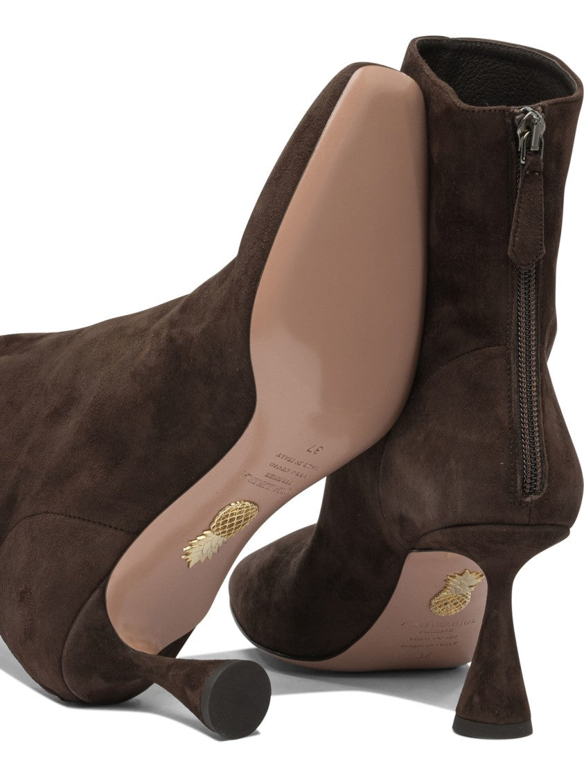 Aquazzura Pointed-Toe Ankle Boots