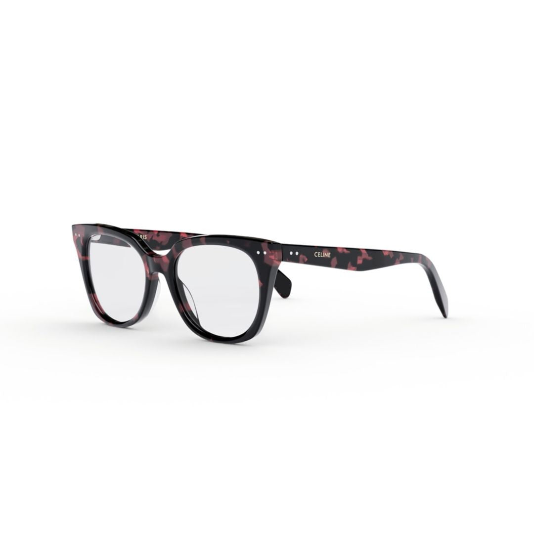Celine Cl50116i Oversized Tortoiseshell Square Eyeglasses