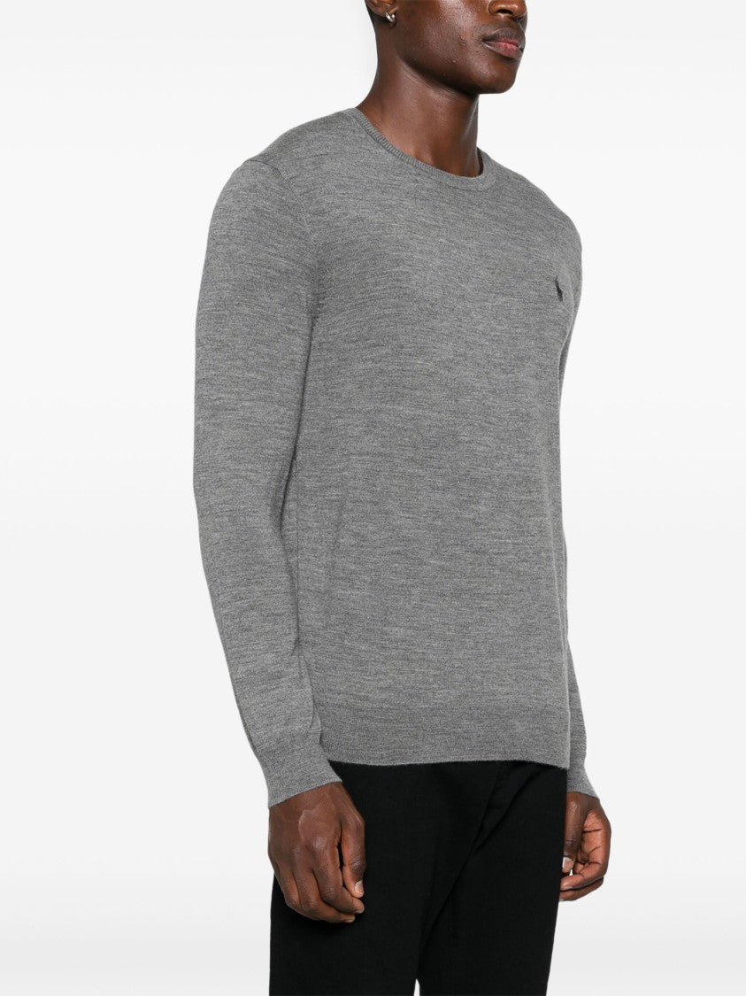Polo Ralph Lauren Grey Pullover Tailored Crew Neck Pullover