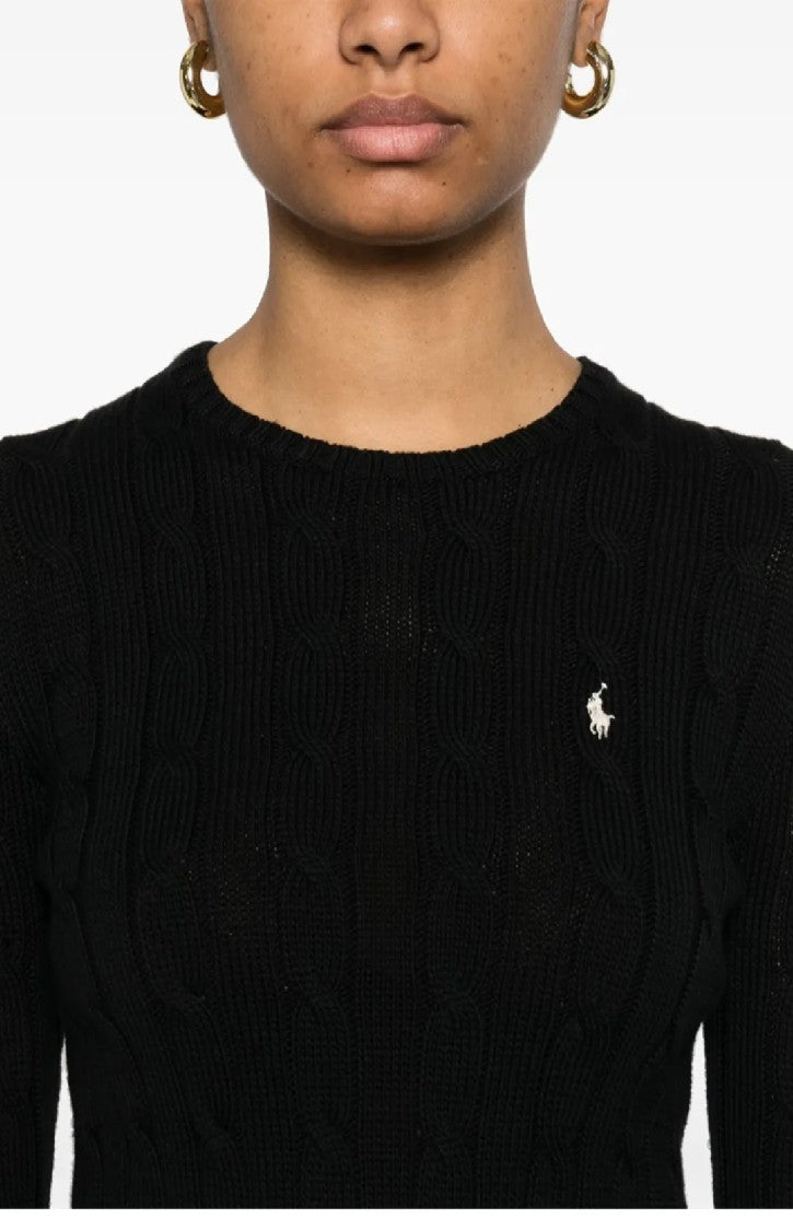Polo Ralph Lauren Cable Knit Cotton Crewneck Sweater