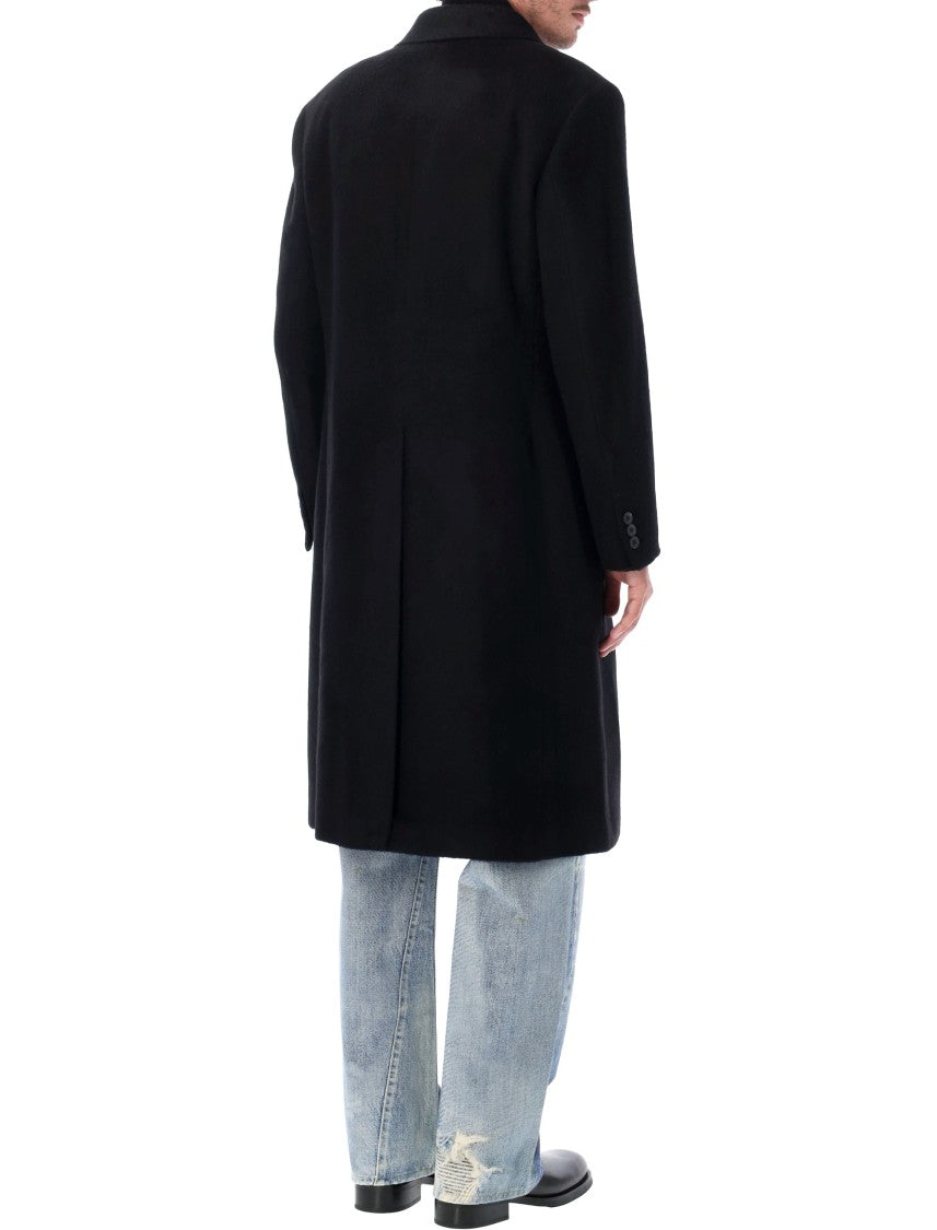 Our Legacy Structured Double-Breasted Whale Coat With Oversized Fit