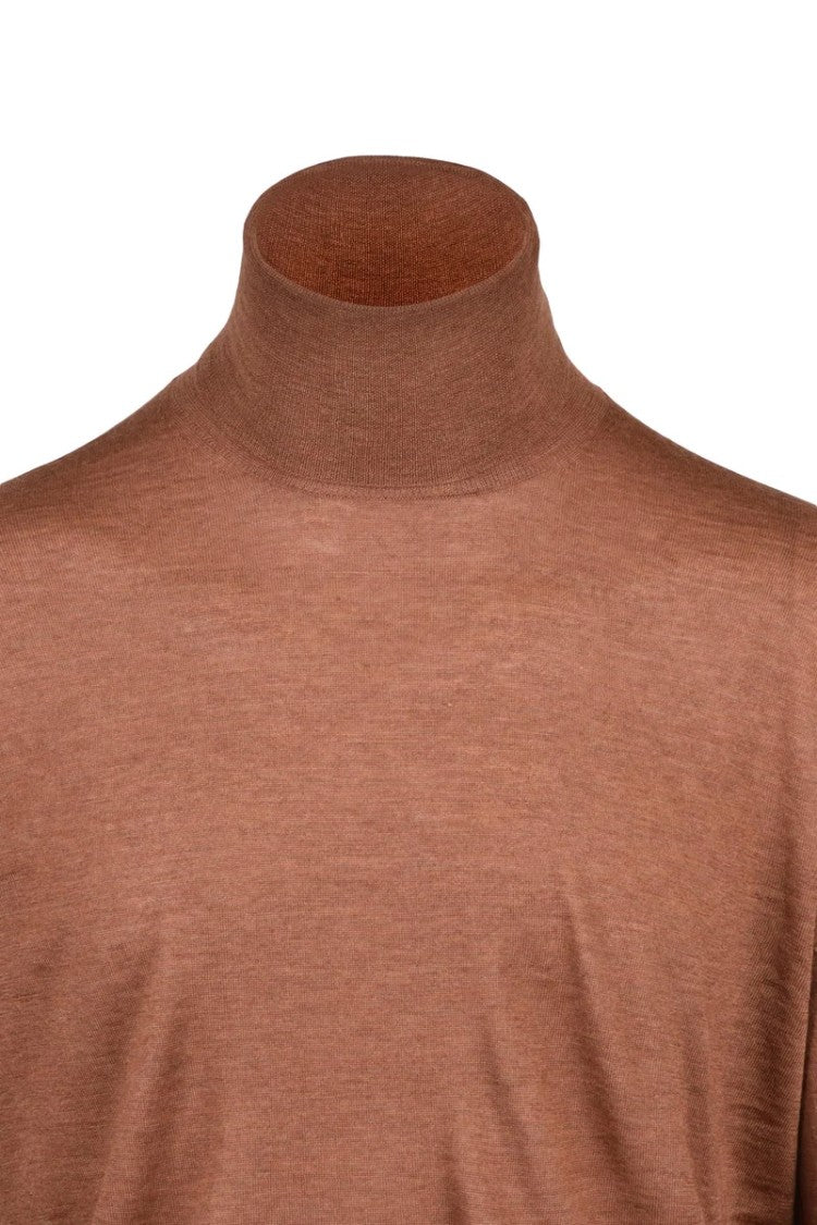 Ballantyne Wool Turtleneck - Brown