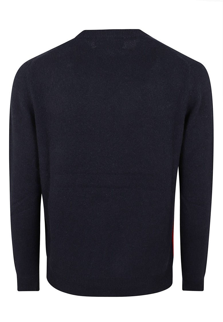 Ballantyne Classic Rombo Diamond Pattern Cashmere Sweater