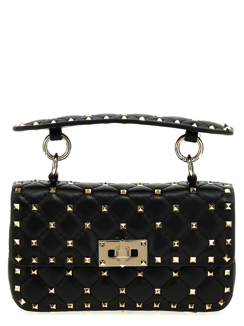 Valentino Garavani Quilted Nappa Leather Rockstud Spike Handbag
