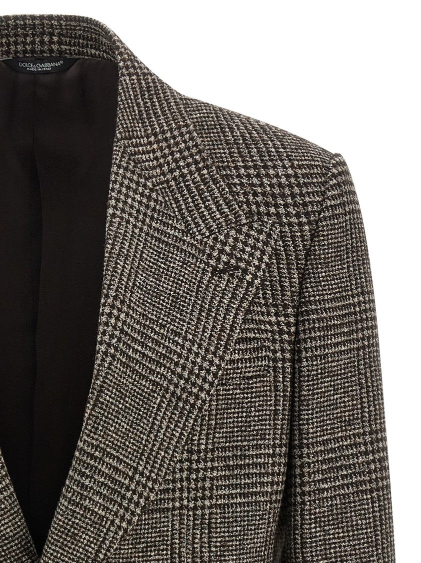 Dolce & Gabbana Prince Of Wales Wool Blazer