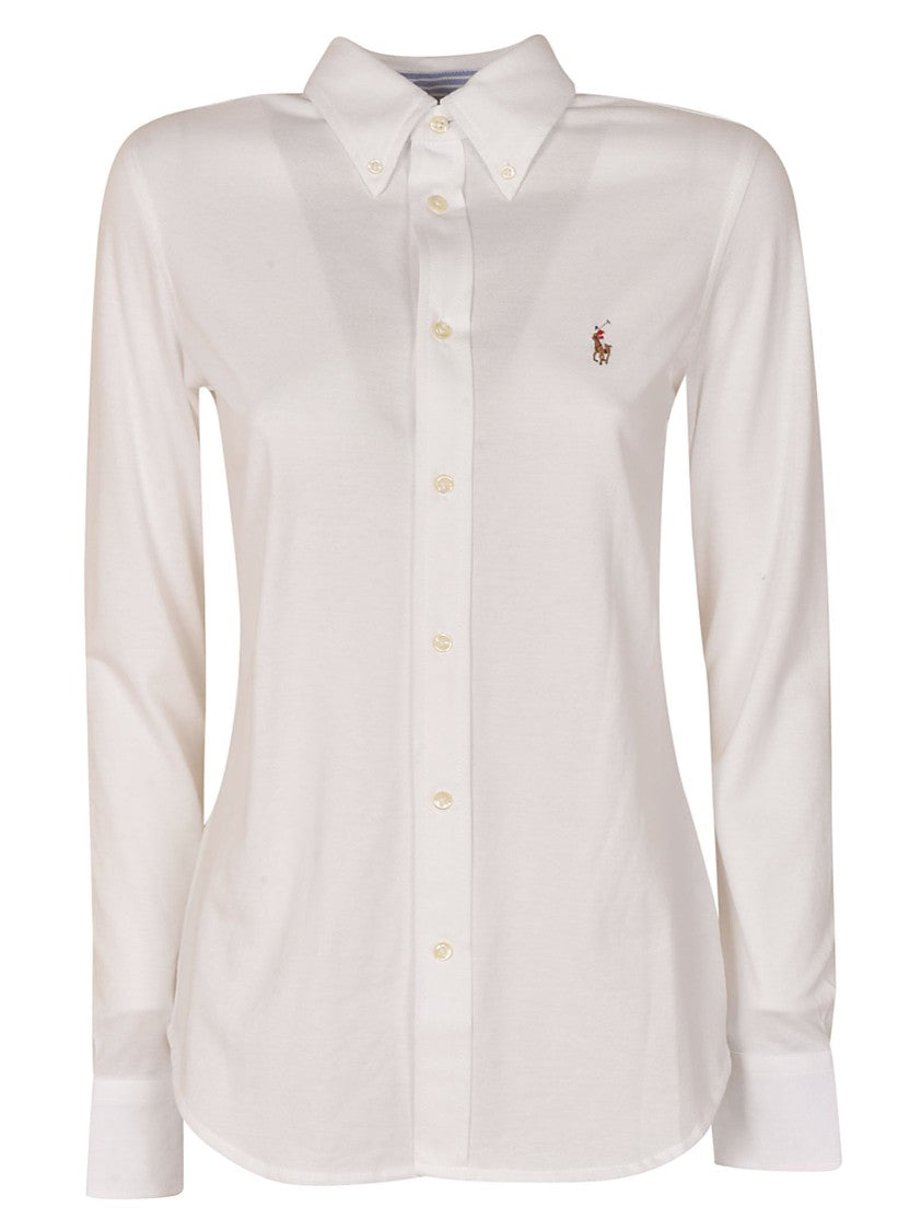 Polo Ralph Lauren Tailored Button-Down Long Sleeve Knit