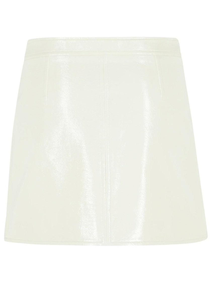 Courrèges Reedition' White Polyester Blend Miniskirt
