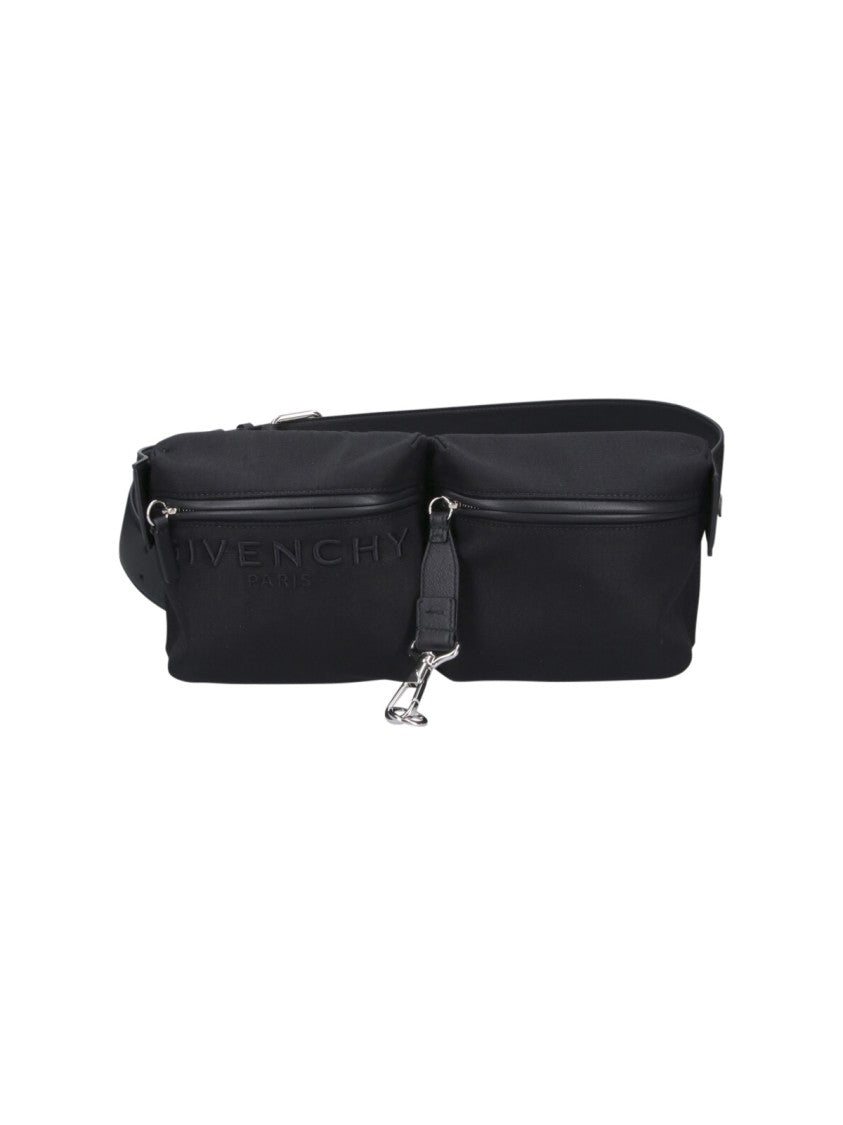 Givenchy Black Cargo Logo Belt Bag