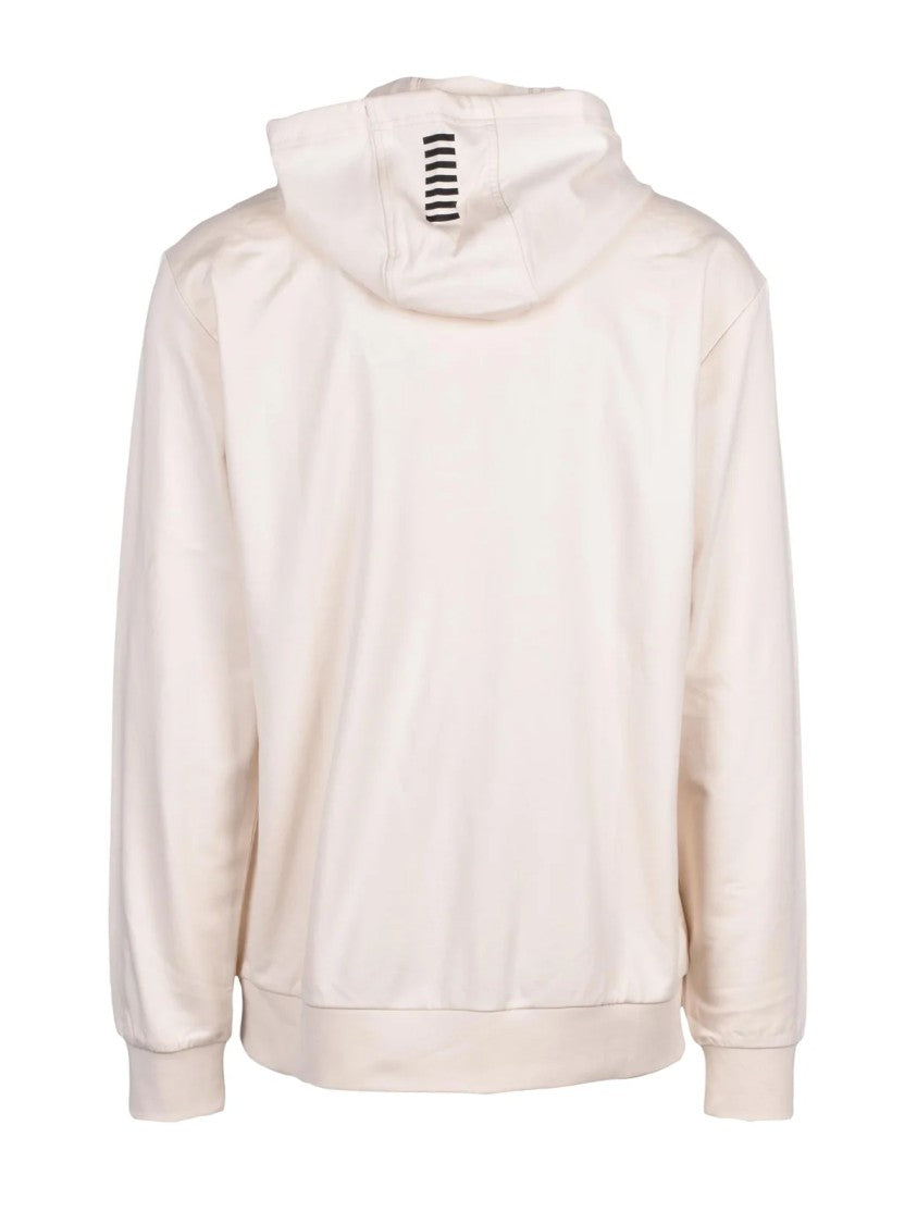 Ea7 Emporio Armani White Cotton Sporty Tracksuit