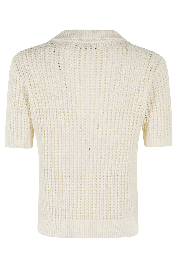Roberto Collina Mesh Polo Shirt