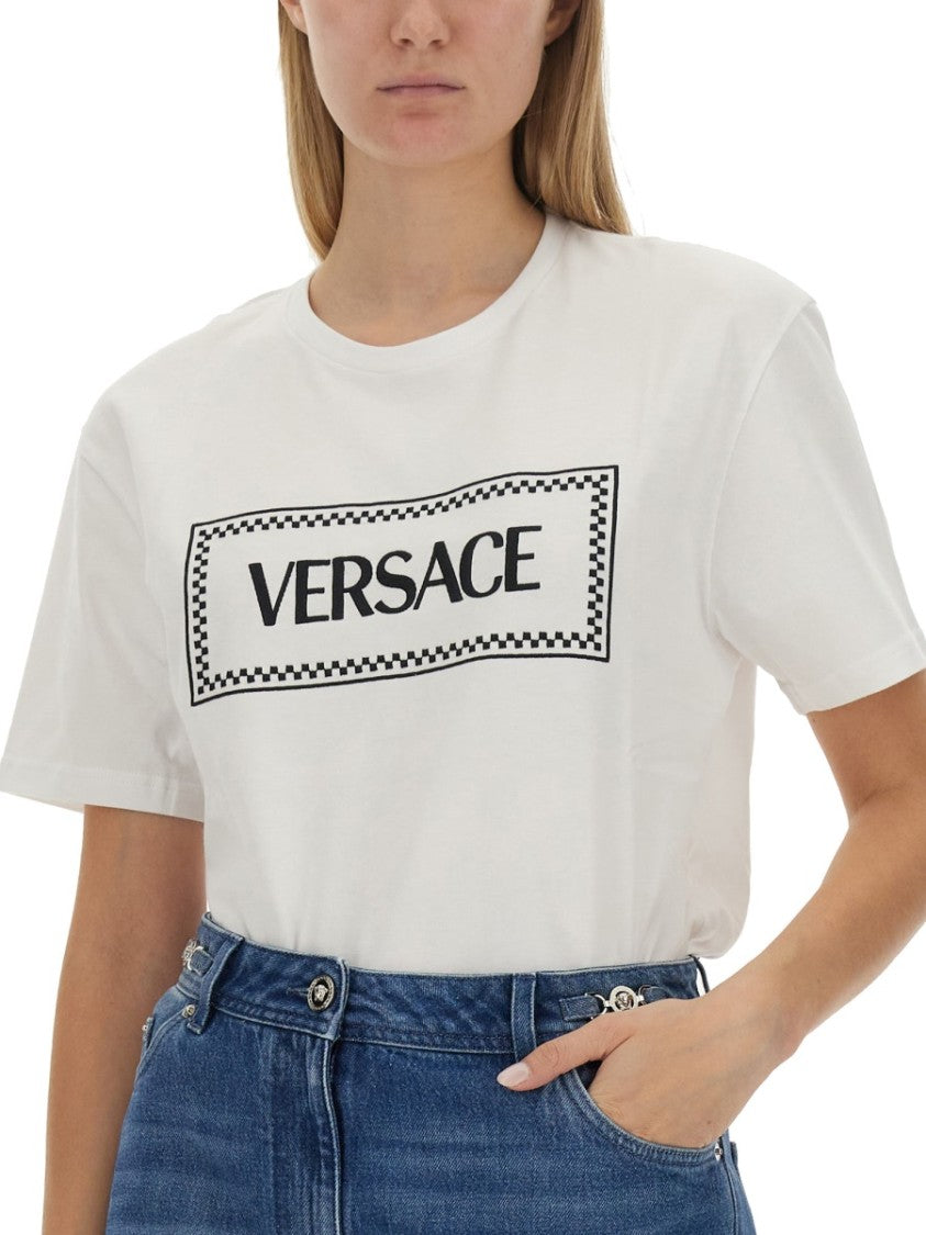 Versace T-Shirt With '90S Vintage Logo