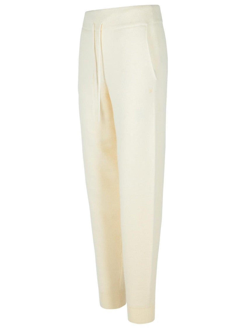 Loulou Studio 'Hespero' Ivory Cashmere Trousers