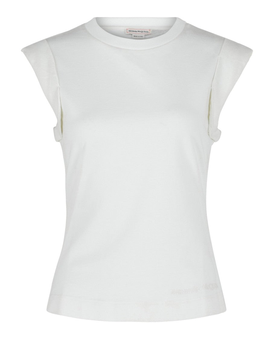 Alexander Mcqueen Crewneck Cotton T-Shirt