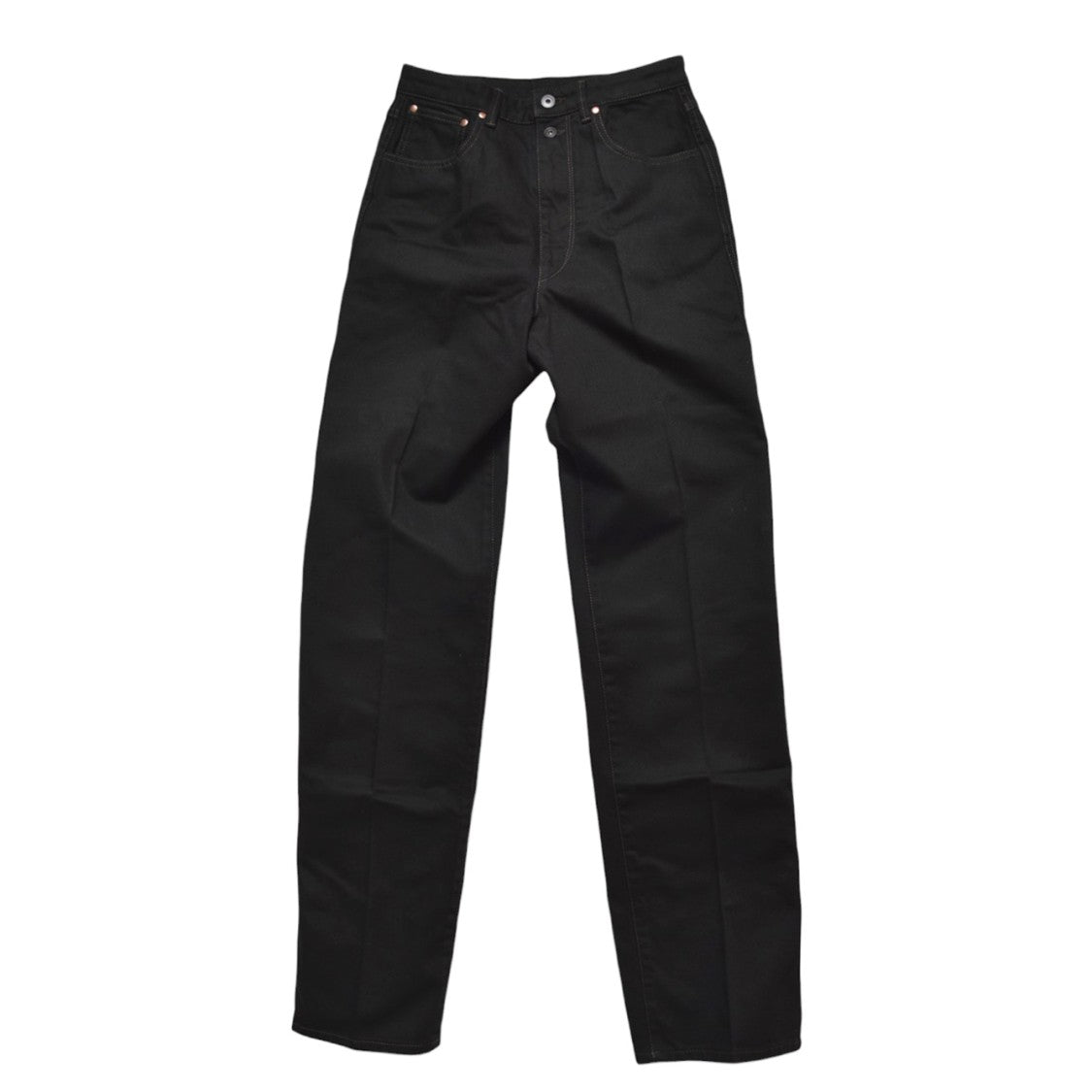 Lemaire Straight-Leg Black Trousers With Classic Five-Pocket Design