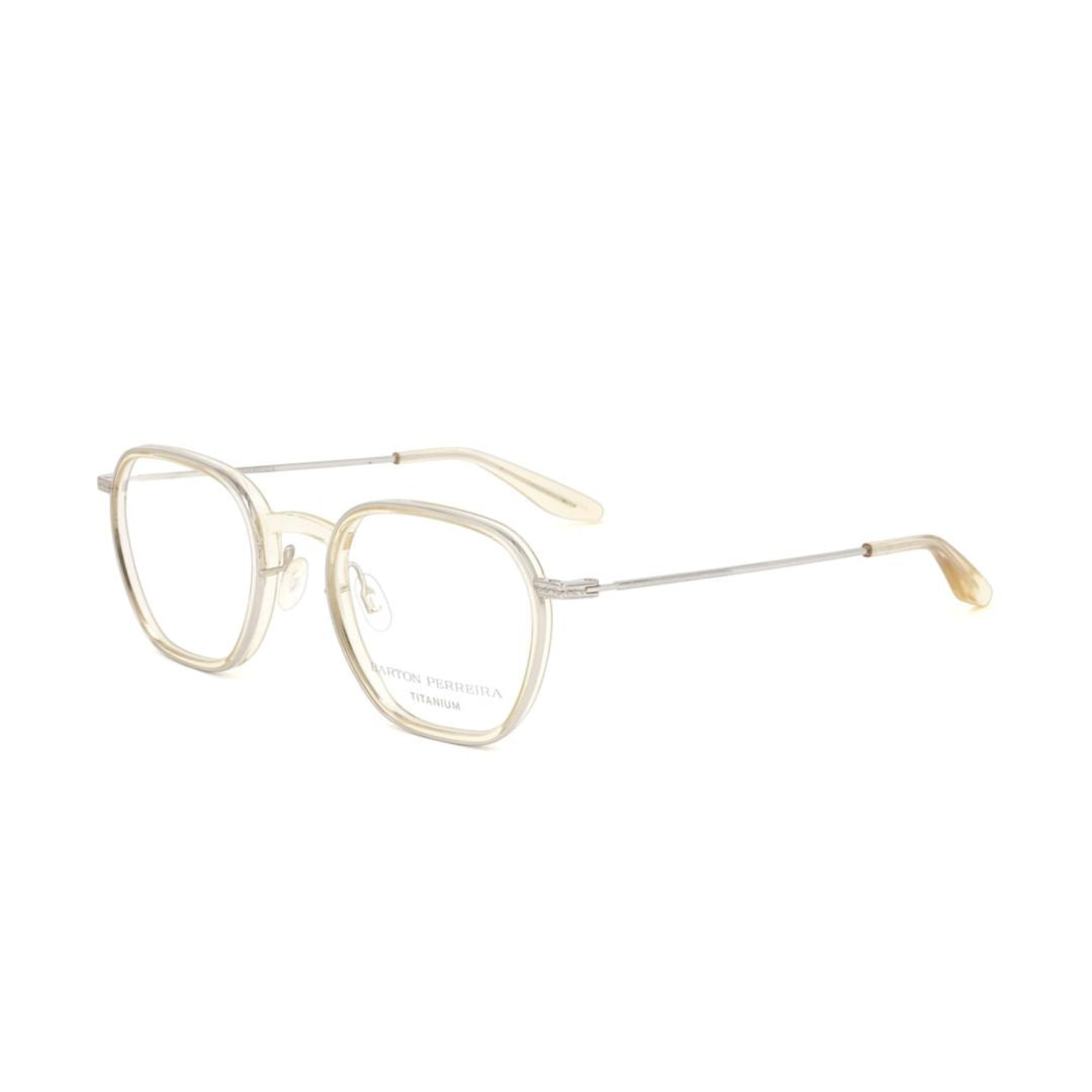 Barton Perreira Bp5044 480Lm Translucent Beige Acetate Front Metal Frame Eyeglasses