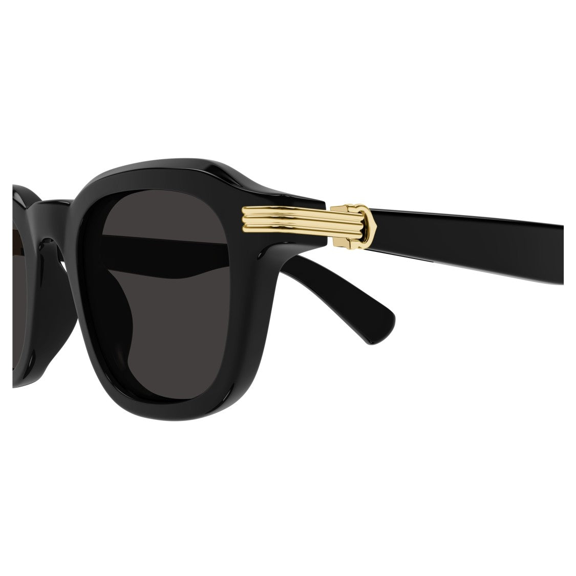 Cartier Ct0536s Square-Frame Sunglasses With Gold-Tone Accents