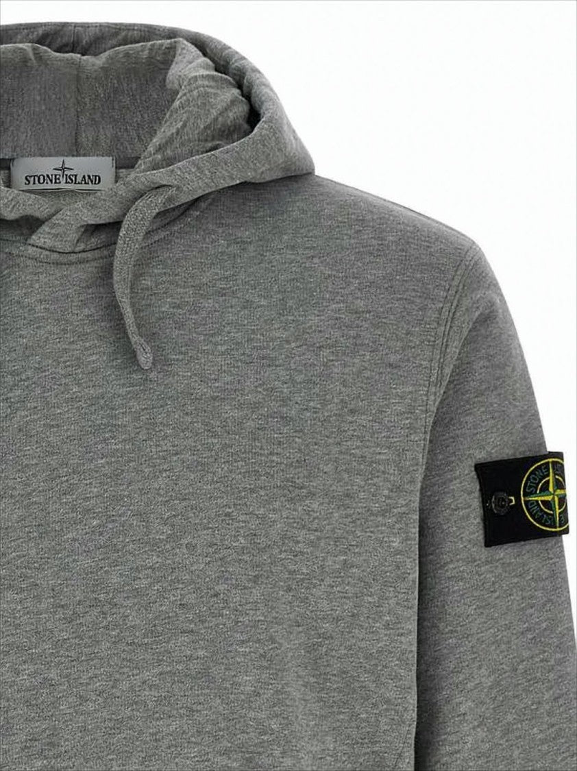 Stone Island Medium Grey Pullover Hoodie