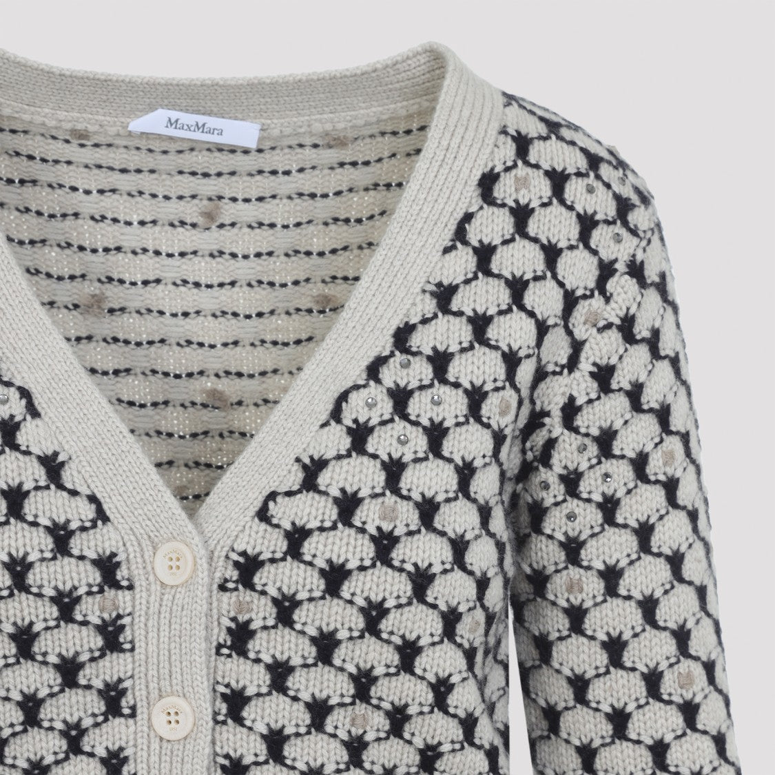 Max Mara Wool-Cashmere Blend Cardigan