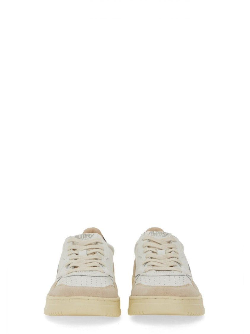 Autry Medalist Low Leather Suede Panels Sneakers