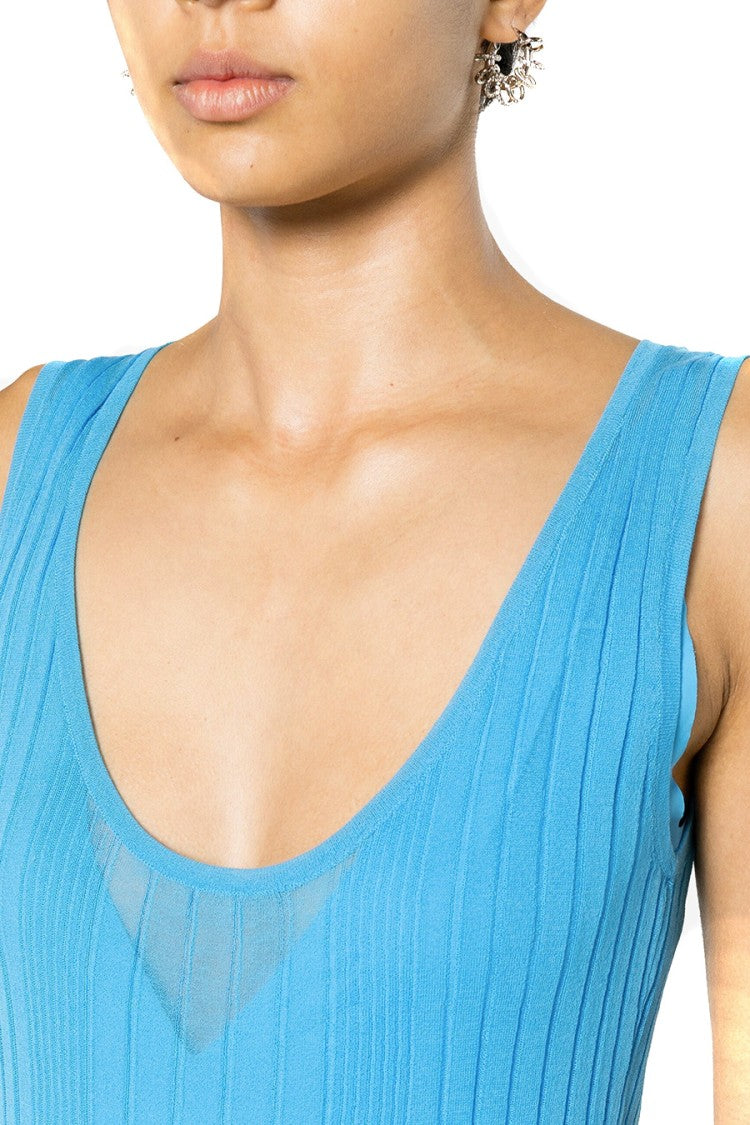 Pinko Blue Midi Dress