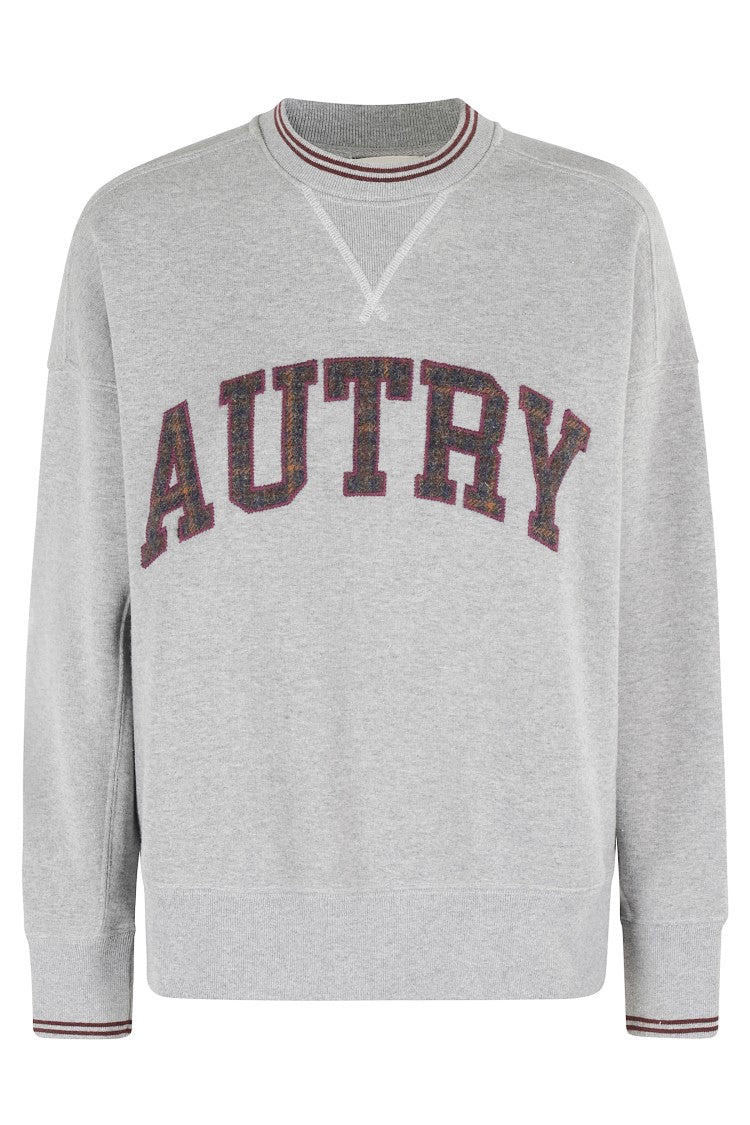 Autry Classic Circle Neck Sweatshirt With Bold Logo Detail