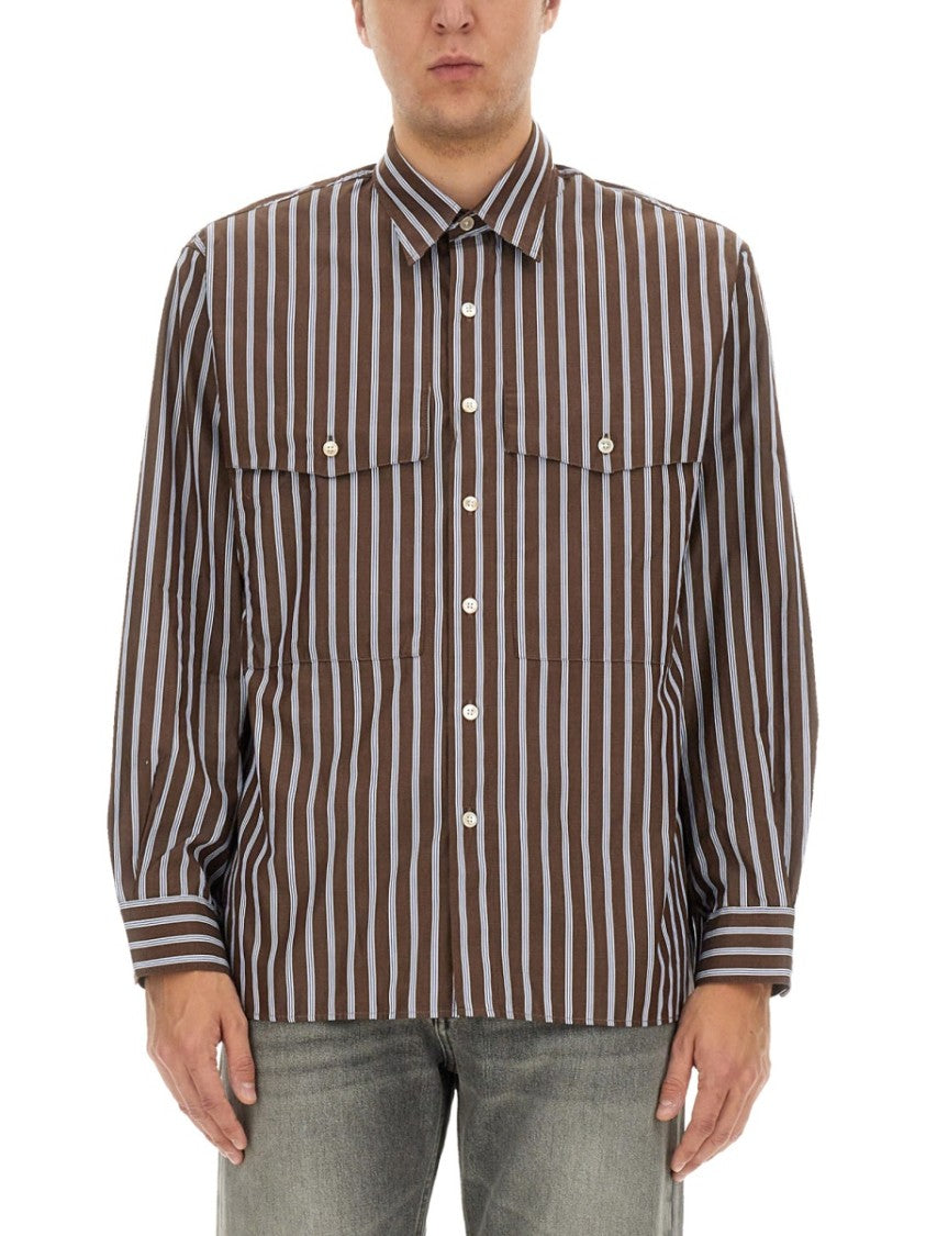 Sunflower Regular Fit Striped Cotton Shirt