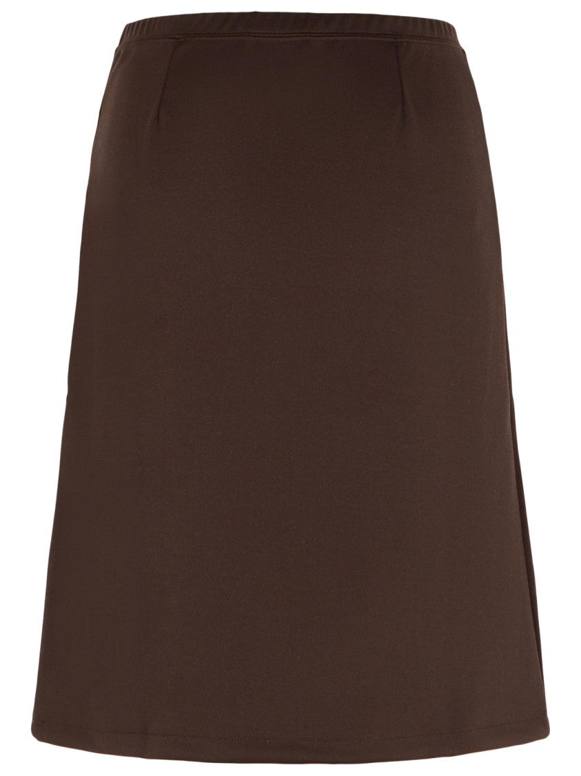 Courrèges Brown Polyester Skirt
