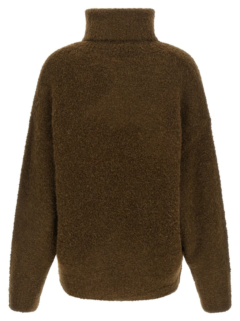 Totême Bouclé Turtleneck Sweater