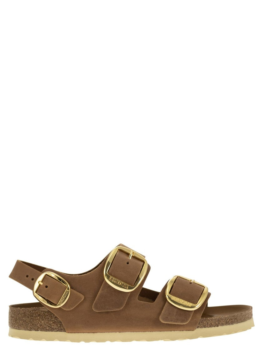 Birkenstock Milano Big Buckle - Oiled Leather Sandal