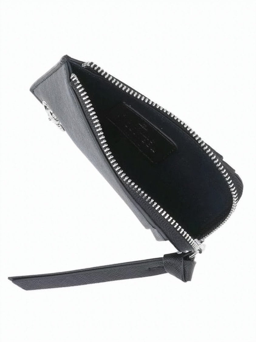 Vivienne Westwood Textured Zip-Around Cardholder With Iconic Emblem