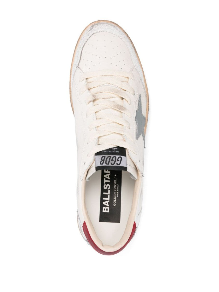 Golden Goose Low-Top Sneakers With Grey Star Detail