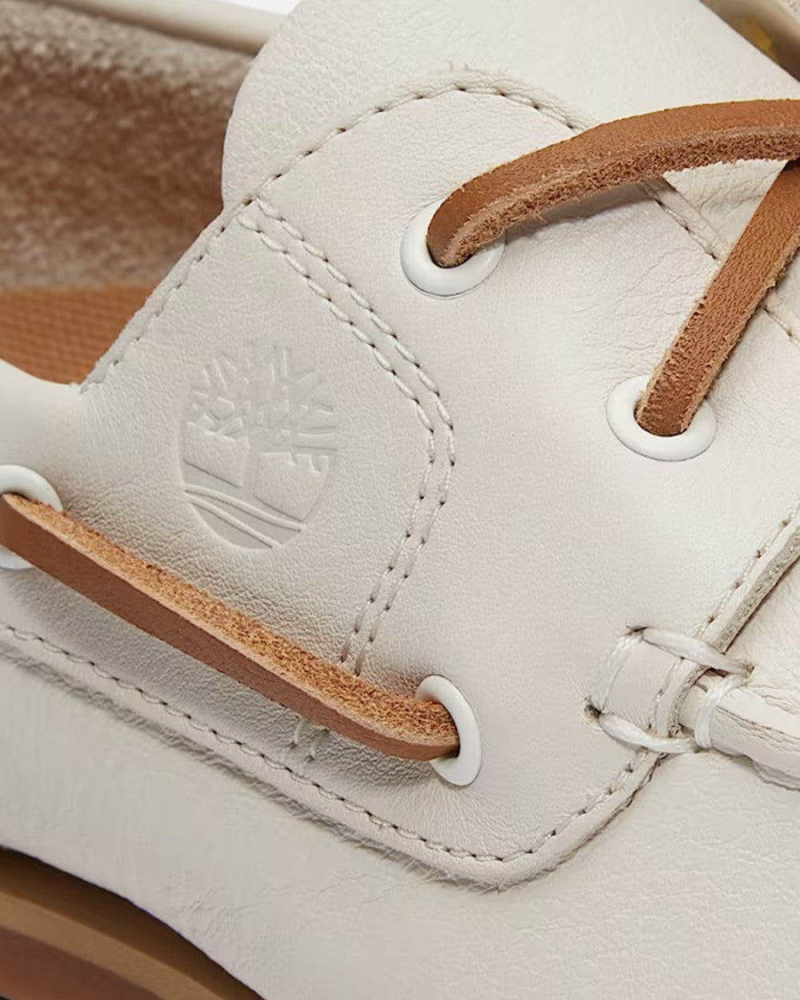 Timberland Classic Boat Shoe In Natural Full-Grain